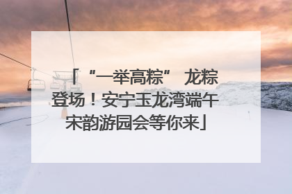 “一举高粽” 龙粽登场！安宁玉龙湾端午宋韵游园会等你来