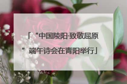 “中国陵阳·致敬屈原”端午诗会在青阳举行