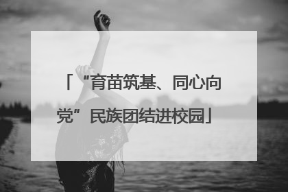 “育苗筑基、同心向党”民族团结进校园