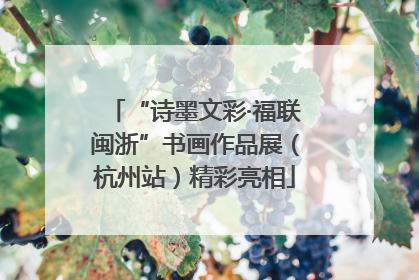 “诗墨文彩·福联闽浙”书画作品展（杭州站）精彩亮相