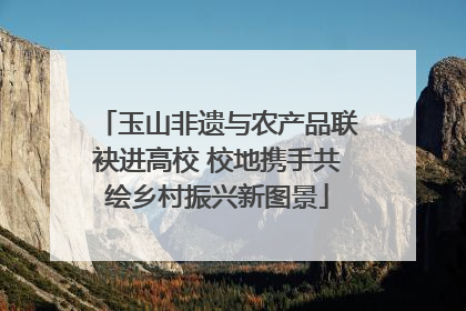 玉山非遗与农产品联袂进高校 校地携手共绘乡村振兴新图景
