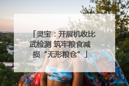 灵宝：开展机收比武检测 筑牢粮食减损“无形粮仓”