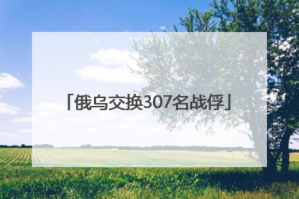 俄乌交换307名战俘