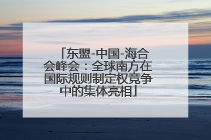 东盟-中国-海合会峰会：全球南方在国际规则制定权竞争中的集体亮相