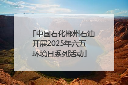 中国石化郴州石油开展2025年六五环境日系列活动