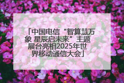 中国电信“智算慧万象 星辰启未来”主题展台亮相2025年世界移动通信大会
