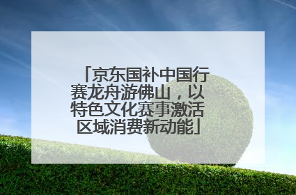京东国补中国行赛龙舟游佛山，以特色文化赛事激活区域消费新动能