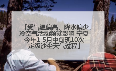 受气温偏高、降水偏少、冷空气活动频繁影响 宁夏今年1-5月中旬现10次定级沙尘天气过程