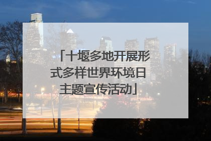 十堰多地开展形式多样世界环境日主题宣传活动