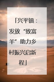 兴平镇：发放“致富羊”助力乡村振兴启新程