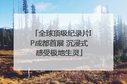 全球顶级纪录片IP成都首展 沉浸式感受极地生灵