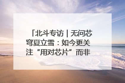 北斗专访｜无问芯穹夏立雪：如今更关注“用对芯片”而非“用贵芯片”