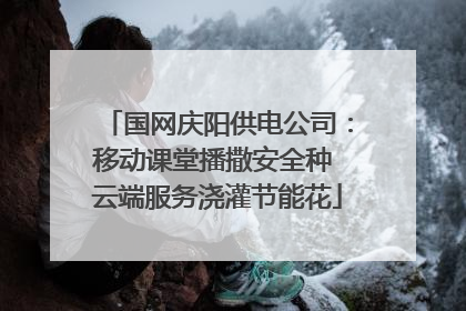 国网庆阳供电公司：移动课堂播撒安全种 云端服务浇灌节能花