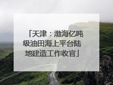 天津：渤海亿吨级油田海上平台陆地建造工作收官