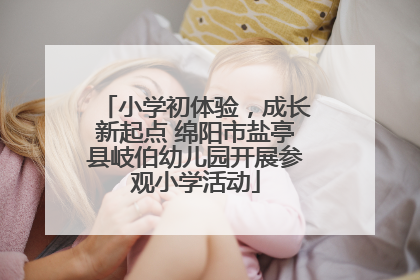 小学初体验，成长新起点 绵阳市盐亭县岐伯幼儿园开展参观小学活动