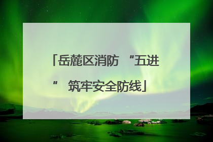 岳麓区消防 “五进” 筑牢安全防线