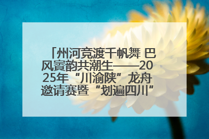州河竞渡千帆舞 巴风賨韵共潮生——2025年“川渝陕”龙舟邀请赛暨“划遍四川”达川站圆满收官