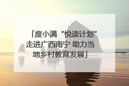 度小满“悦读计划”走进广西南宁 助力当地乡村教育发展