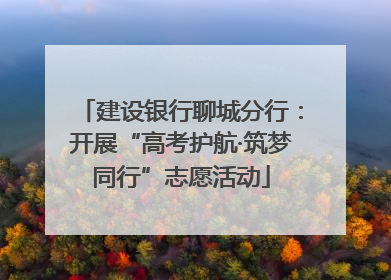 建设银行聊城分行：开展“高考护航·筑梦同行”志愿活动