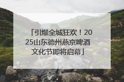 引爆全城狂欢！2025山东德州燕京啤酒文化节即将启幕