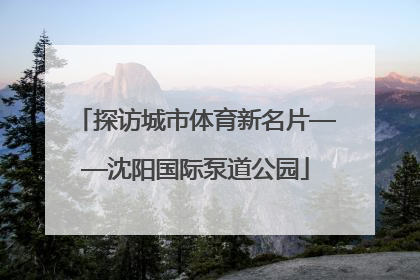 探访城市体育新名片——沈阳国际泵道公园