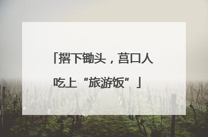 撂下锄头，莒口人吃上“旅游饭”