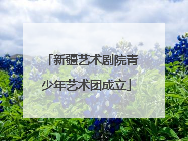 新疆艺术剧院青少年艺术团成立