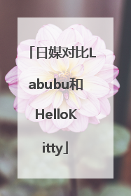日媒对比Labubu和HelloKitty