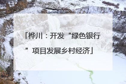 桦川：开发“绿色银行”项目发展乡村经济