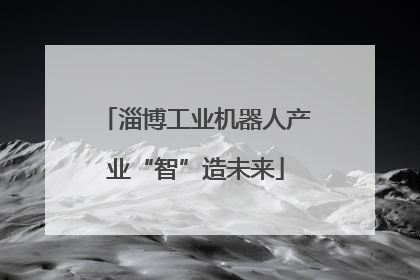 淄博工业机器人产业“智”造未来