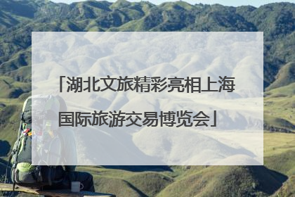 湖北文旅精彩亮相上海国际旅游交易博览会