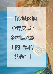 滨城区烟草专卖局：乡村振兴路上的“烟草答卷”