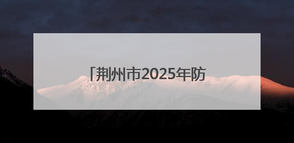 荆州市2025年防汛应急综合演练举行