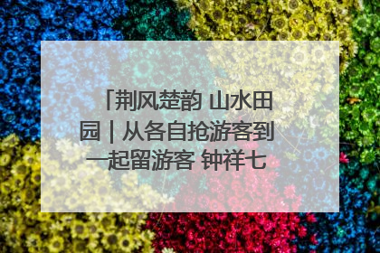 荆风楚韵 山水田园｜从各自抢游客到一起留游客 钟祥七村抱团解了“乡愁”添了“乡酬”