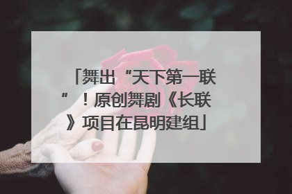 舞出“天下第一联”！原创舞剧《长联》项目在昆明建组