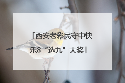 西安老彩民守中快乐8“选九”大奖