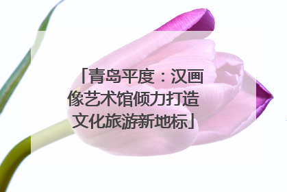 青岛平度：汉画像艺术馆倾力打造文化旅游新地标