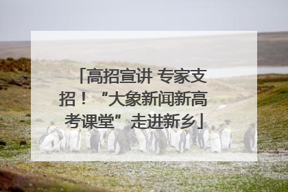 高招宣讲 专家支招！“大象新闻新高考课堂”走进新乡