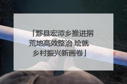 黟县宏潭乡推进撂荒地高效整治 绘就乡村振兴新画卷