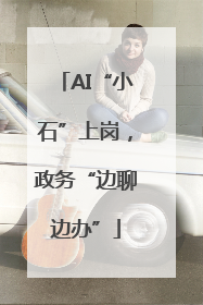 AI“小石”上岗，政务“边聊边办”